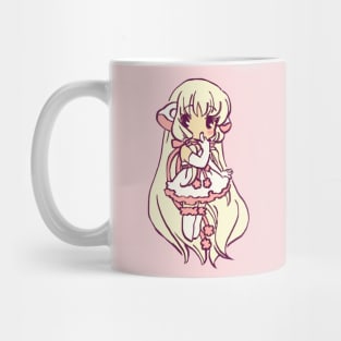 I draw pink pastel chibi chii / chobits elda chi motosuwa Mug